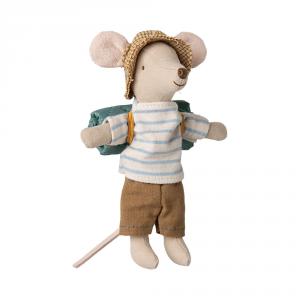 Ratoncito excursionista 13cm pantalón marrón. Maileg