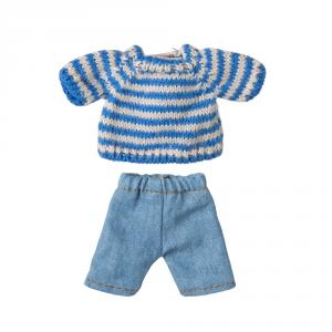 Jersey y pantalón azules para ratoncito 15cm