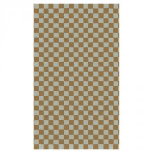 Papel de regalo cuadros menta y ocre 10 metros x 55cm. Maileg