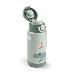 Botella térmica 340ml verde cocodrilo acero inoxidable