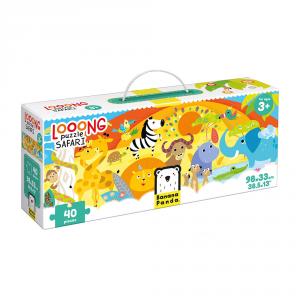Puzzle Looong safari 40 piezas