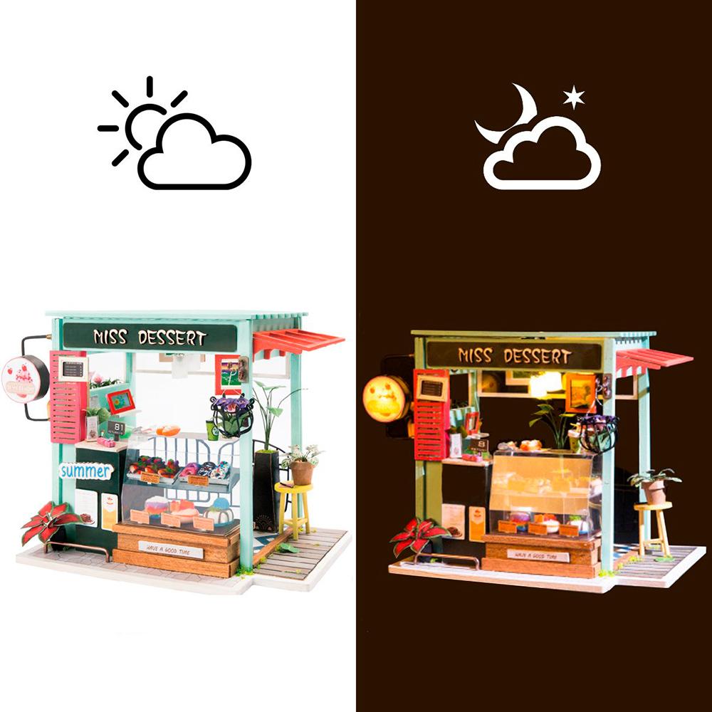 DIY miniatura heladería ice cream station