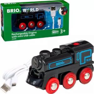 Locomotora recargable con mini cable USB