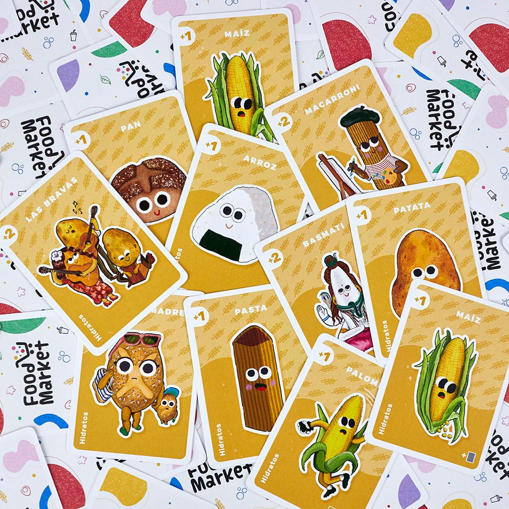 Food Market juego de cartas