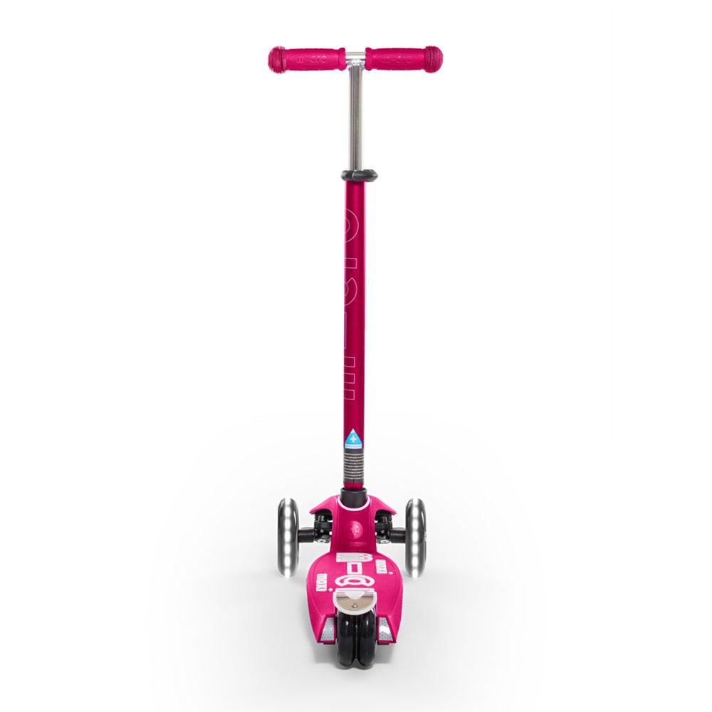 Patinete maxi Micro Deluxe LED rosa