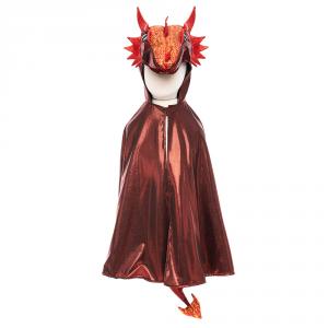 Disfraz capa dragón rojo 2-3 años