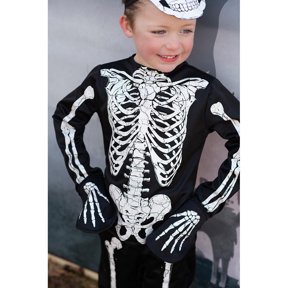 Disfraz esqueleto 2-3 años brilla en la oscuridad :: Great Pretenders ::  Juguetes :: Dideco