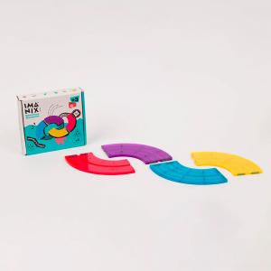 Piezas curvas magnéticas Imanix 4 unidades