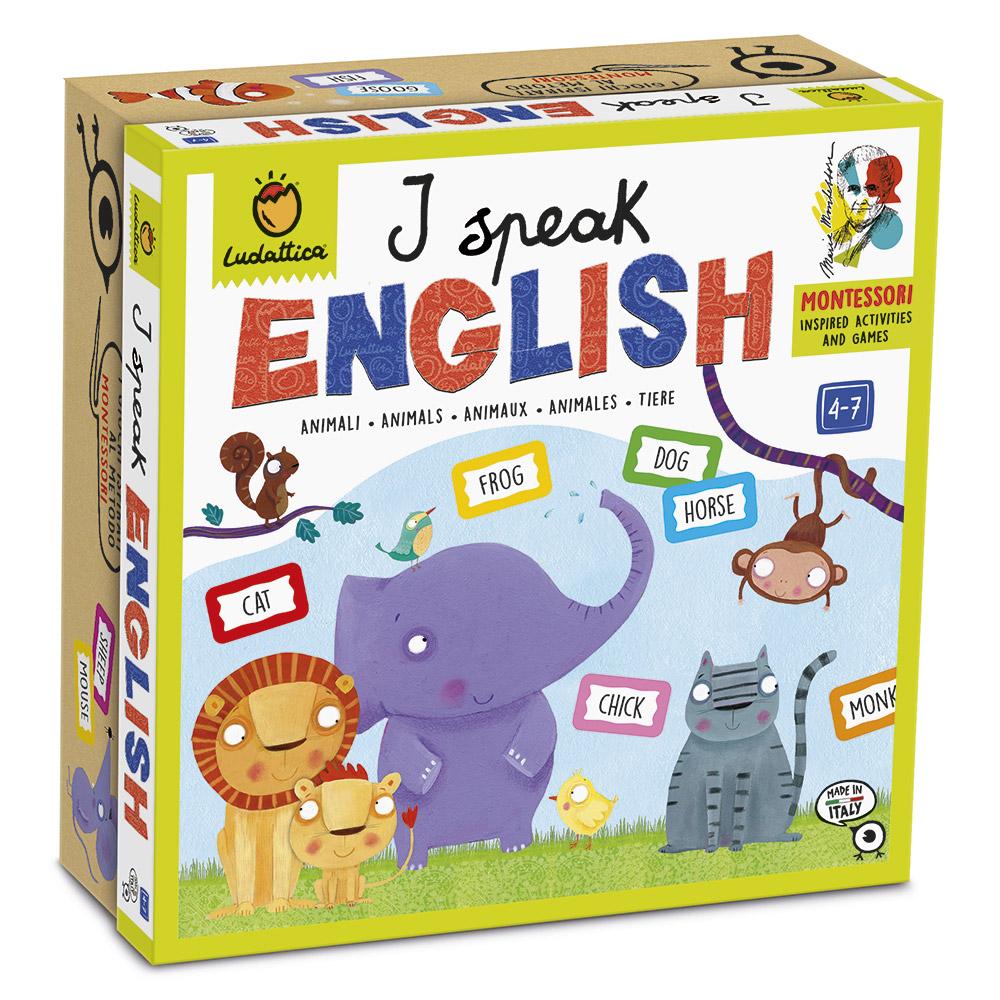 I speak English juego Montessori