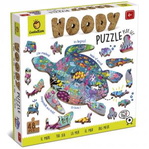 Puzzle de madera océano 48 piezas