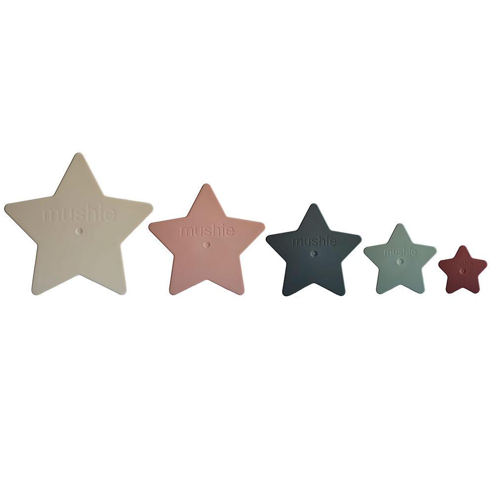 Estrellas  apilables 5 piezas Mushie