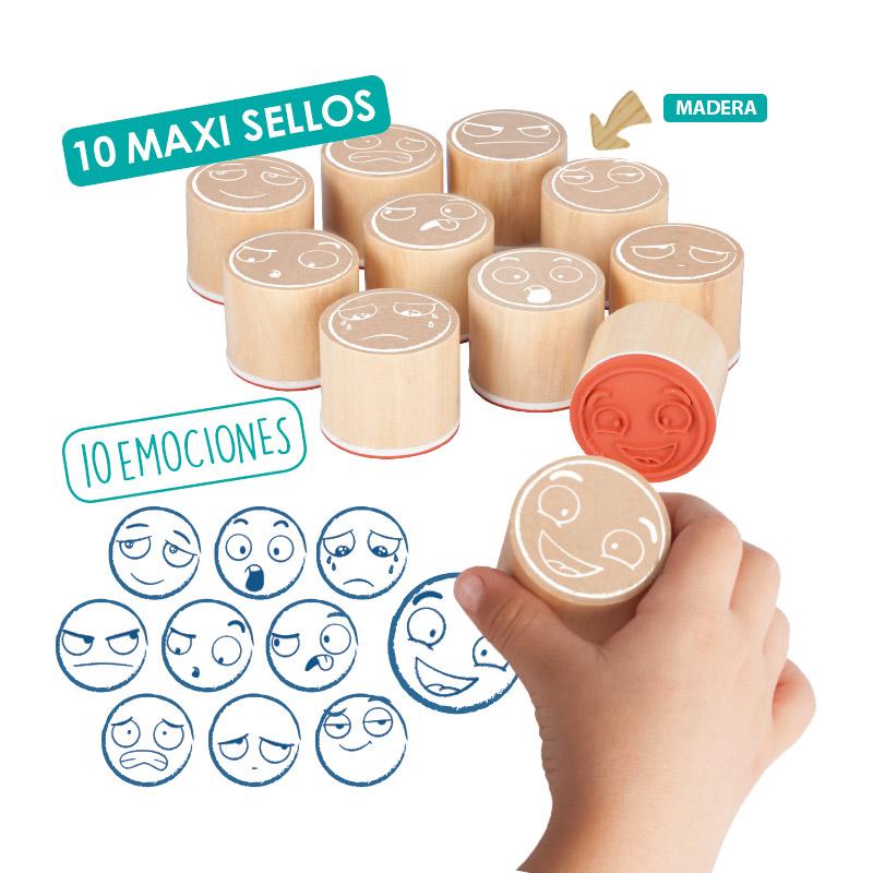 Maxi sellos 10 emociones