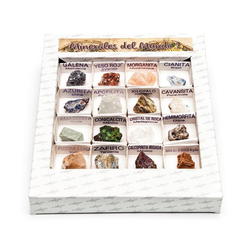 Caja de Minerales del mundo número 2 :: Kunugi :: Juguetes :: Dideco