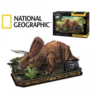 Puzzle 3D triceratops 52pzas National Geographic