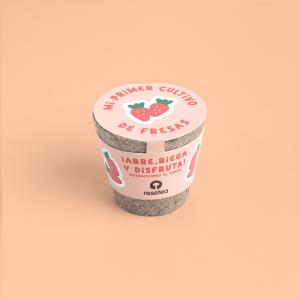 Kit de cultivo Mi primer cultivo de fresas