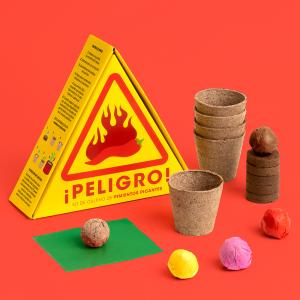Kit de cultivo pimientos picantes ¡Peligro!