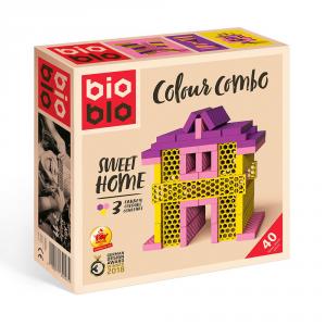 Construcción Bioblo colour combo Sweet Home 40pzas