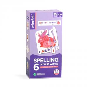 Spelling 6 letters words: juego para deletrear en inglés