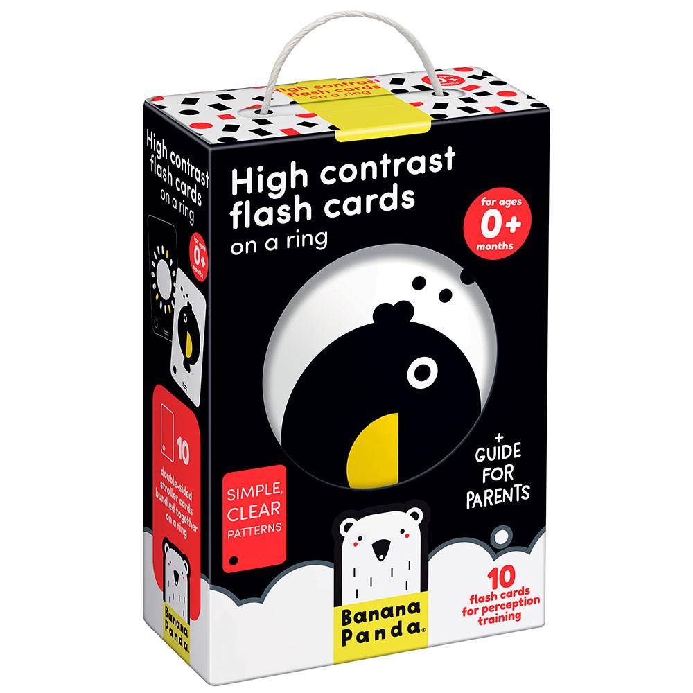 Flash cards de alto contraste desde nacimiento