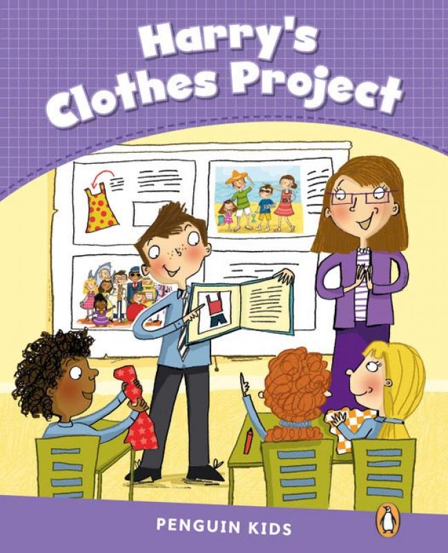Penguin Kids 5 Harry´s Clothes Project Reader CLIL