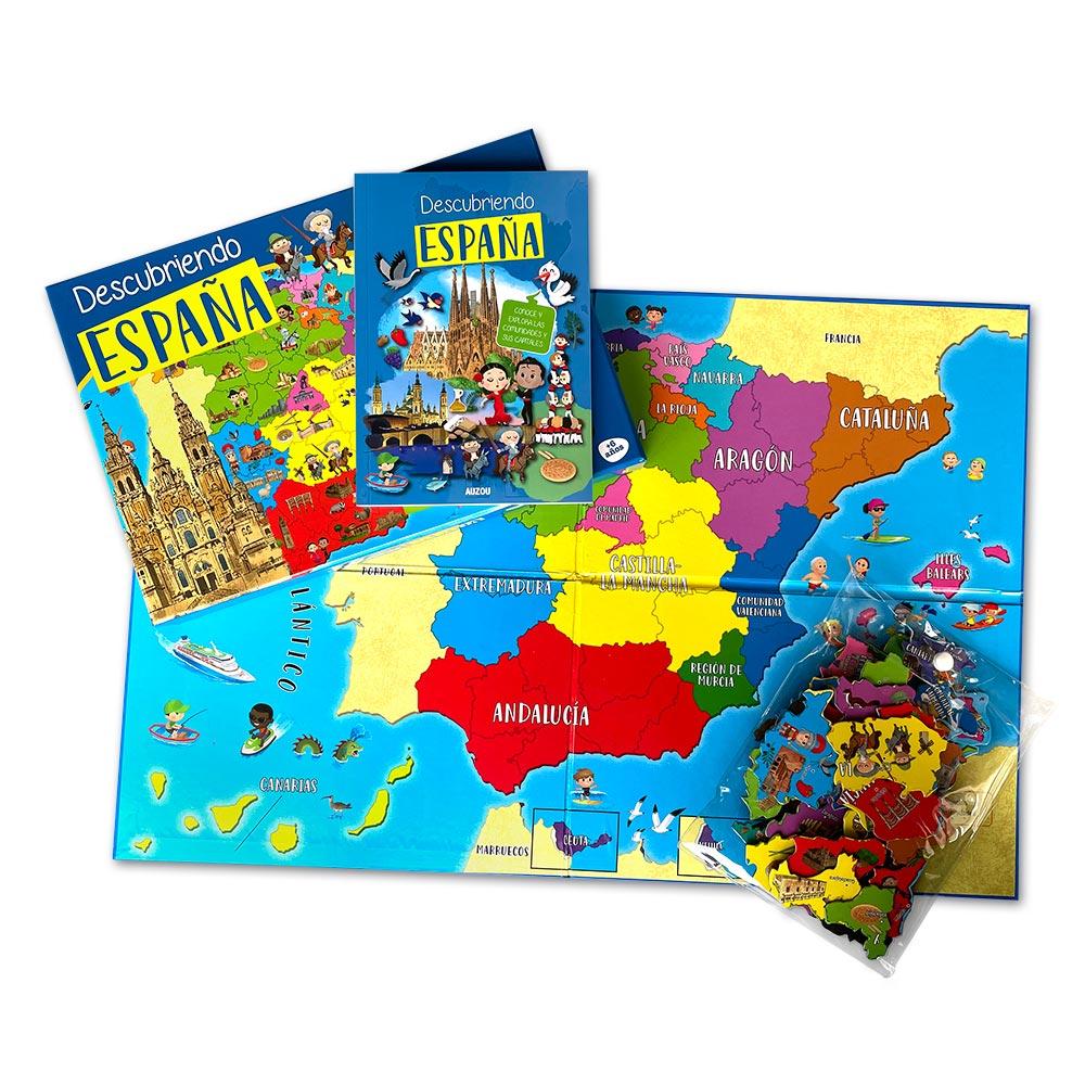 Descubriendo España - Atlas tablero magnético (Mi estuche magnético)