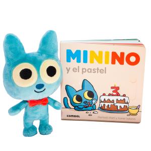 Pack Minino y el pastel   peluche