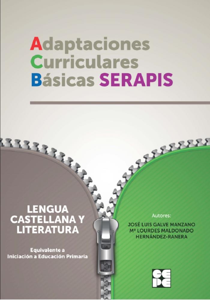 Adaptaciones curriculares básicas SERAPIS: Lengua y literatura iniciación primaria