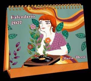 Calendario de mesa 2027 María Hesse