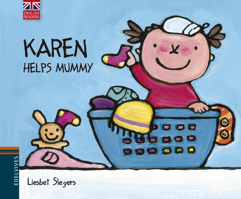 Karen helps mummy.