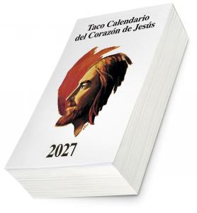 Taco Calendario del Corazón de Jesús - Clásico con imán - 2027