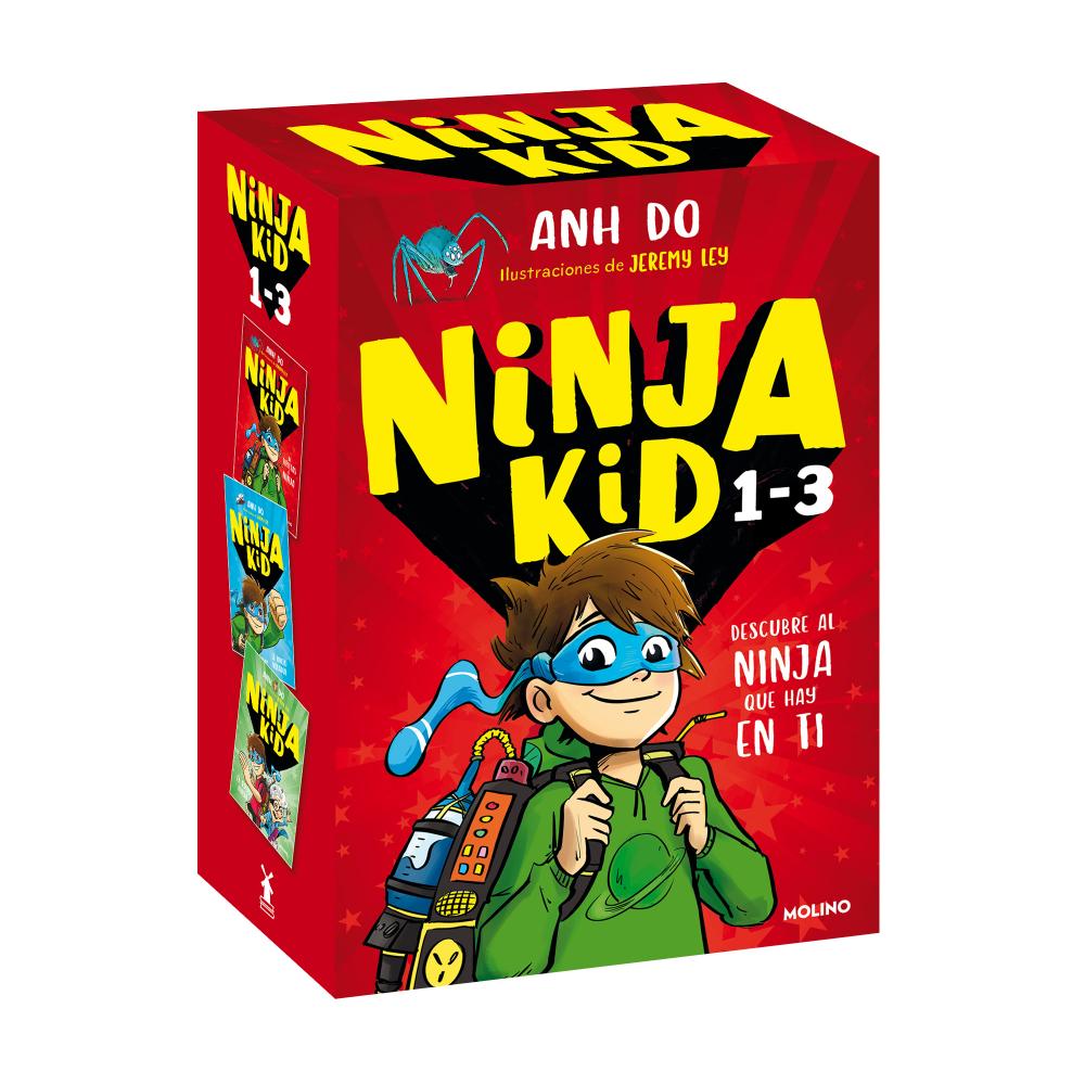 Estuche Ninja Kid 1, 2 y 3 (De tirillas a ninja | El ninja volador | El rayo nin