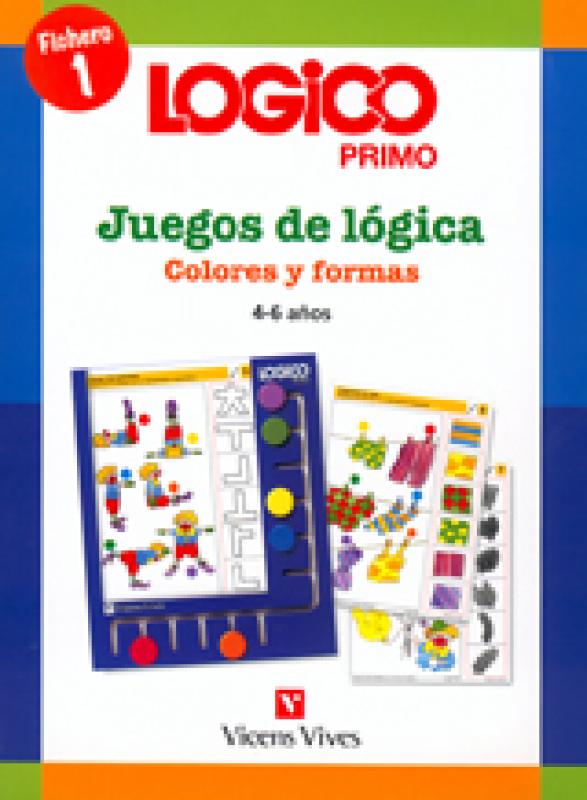 LOGICO PRIMO JUEGOS LOGICA 1 COLORES Y FORMAS