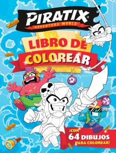 Piratix. Actividades - Libro de colorear ¡con 64 dibujos para colorear!