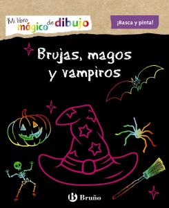 Mi libro mágico de dibujo: Brujas, magos y vampiros