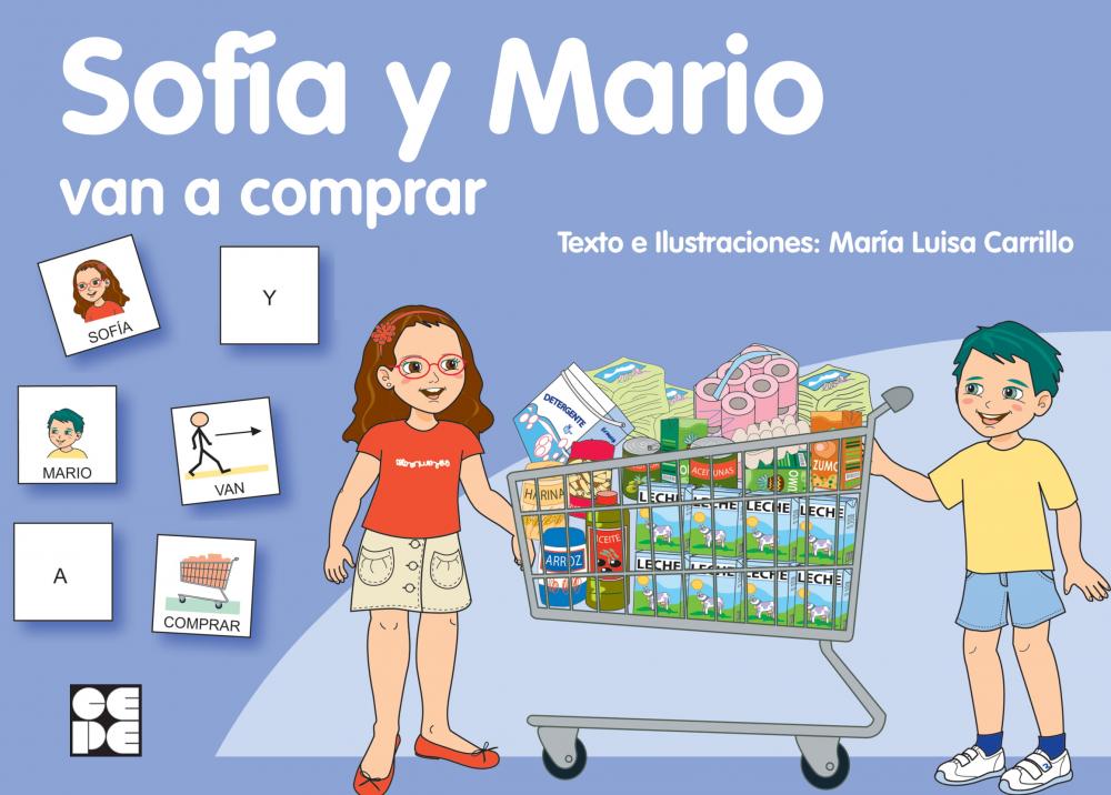Pictogramas: Sofía y Mario van a comprar