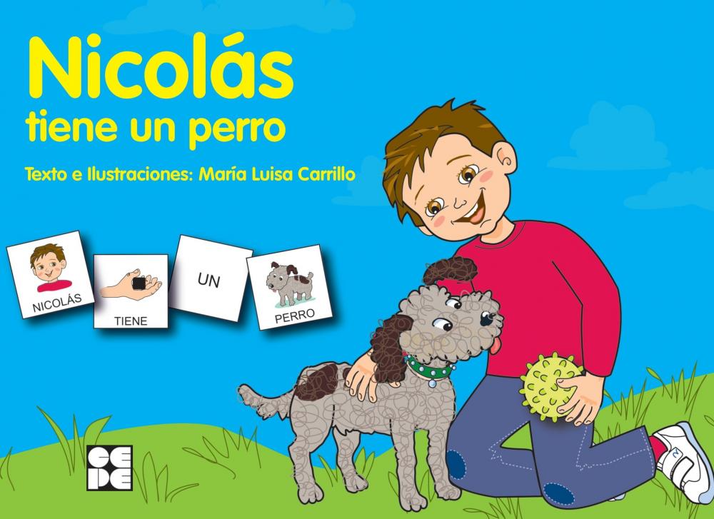 Pictogramas : Nicolás tiene un perro