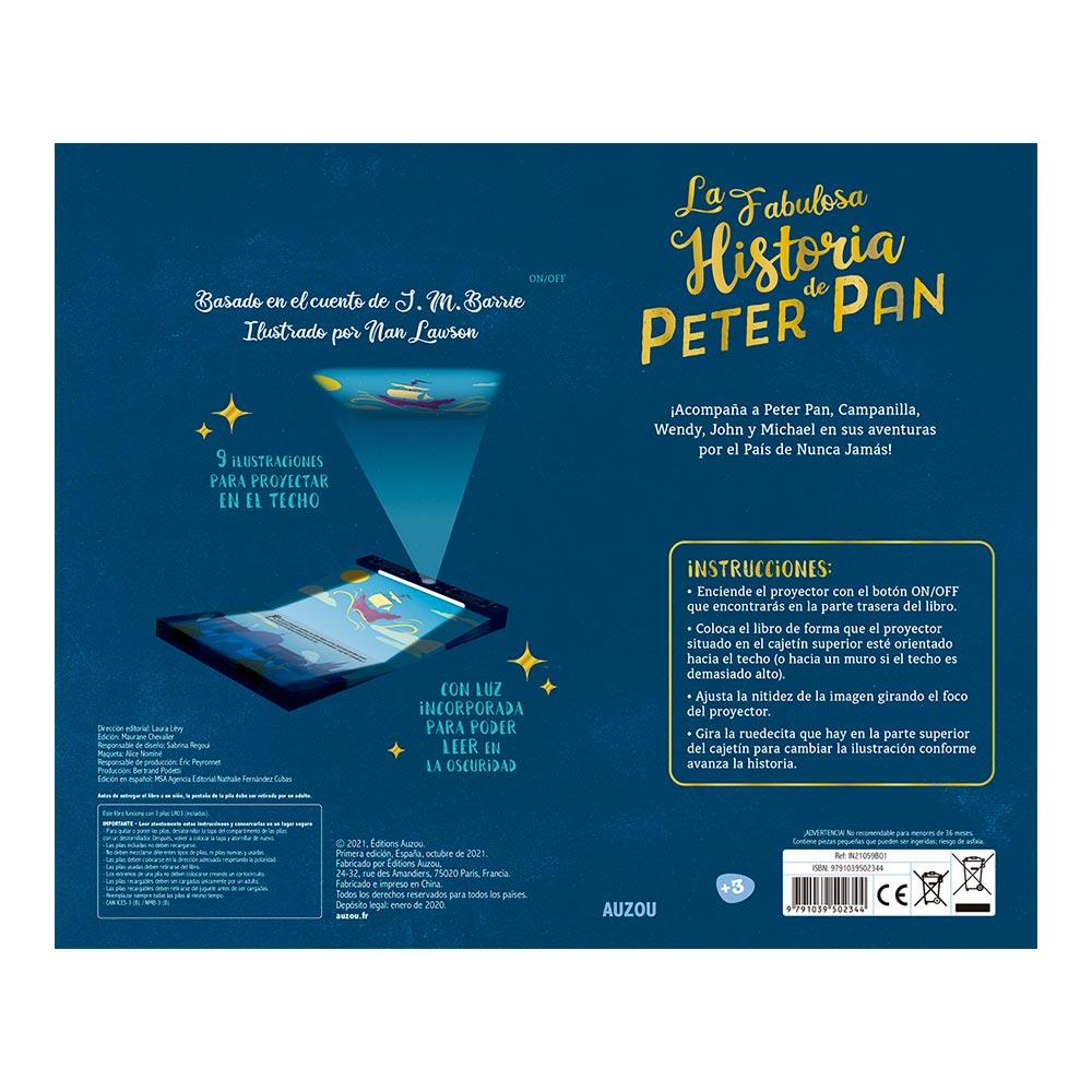 Peter Pan. Libro luminoso con proyector