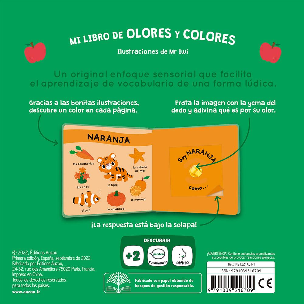 Mi libro de olores y colores: Frutas deliciosas