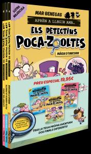 PACK Aprèn a llegir amb... Els detectius Poca-zooltes!  4,5 i 6: En lletra MAJÚS
