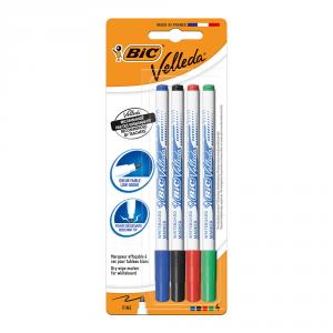 Rotulador para pizarra blanca 1721 fine 4 colores Velleda