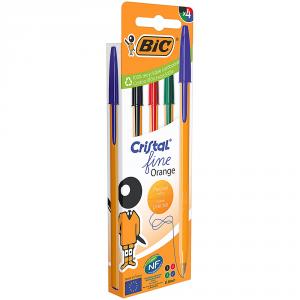 Bolígrafo Bic Naranja 4 colores