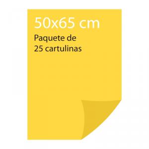 Cartulina pliego 25 unidades Amarillo limón, Canson Guarro