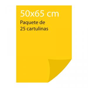 Cartulina pliego 25 unidades Amarillo canario, Canson Guarro
