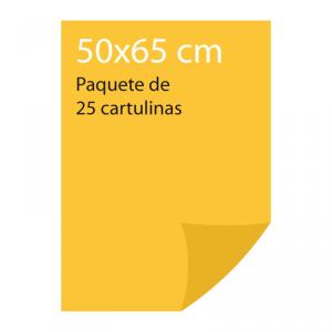 Cartulina pliego 25 unidades Amarillo gualda, Canson Guarro