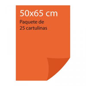 Cartulina color Naranja Pliego Iris (25 uds)