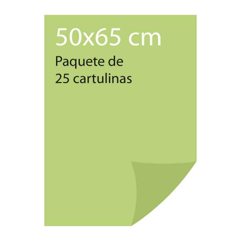 50 unidades color verde manzana Canson Iris Cartulina 