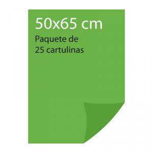 Cartulina pliego 25 unidades Verde billar, Canson Guarro