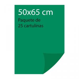 Cartulina pliego 25 unidades Verde abeto, Canson Guarro