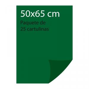 Cartulina pliego 25 unidades Verde amazonas, Canson Guarro