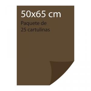 Cartulina color Chocolate Pliego Iris (25 uds)